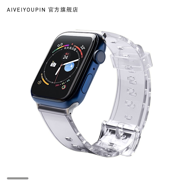 Urrem til Apple Watch iWatch 38/40mm Lys til Sort