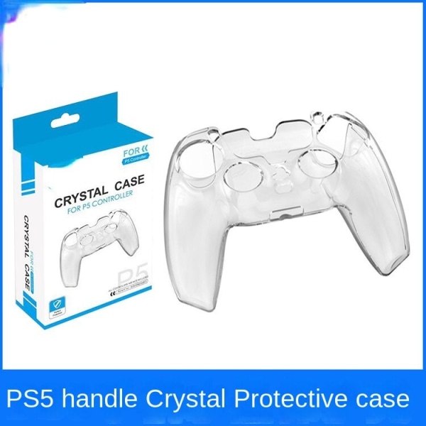 För Ps5 Gamepad Crystal Case Ps5 Trådlöst handtag Skyddsskal Ps5 Split PC Transparent