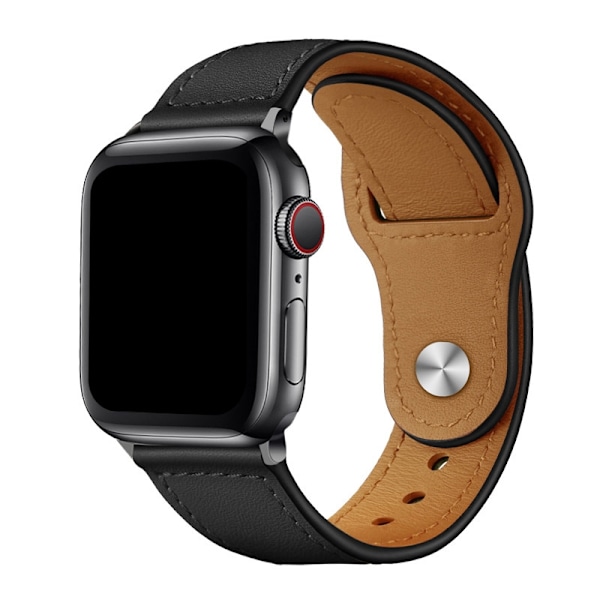 Kellon ranneke Apple Watch iWatch 42/44/45/49MM Musta