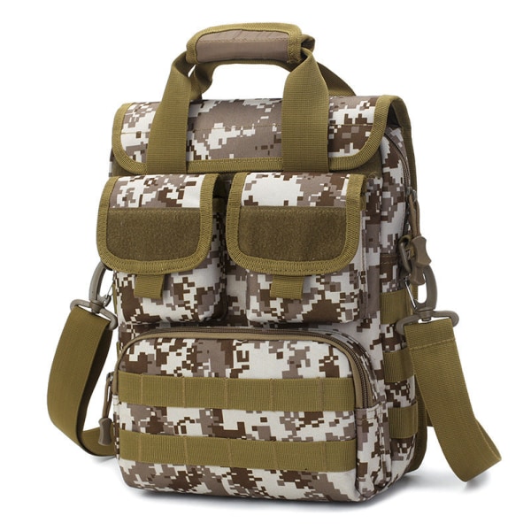 Skolesekk Army Fan Camouflage Messenger Bag herresett Desert Digital