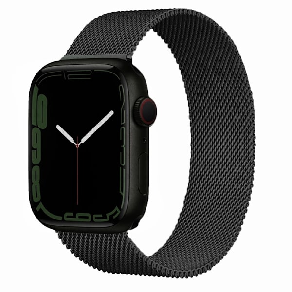 Urrem til Apple Watch iWatch 42/44/45/49mm Sort