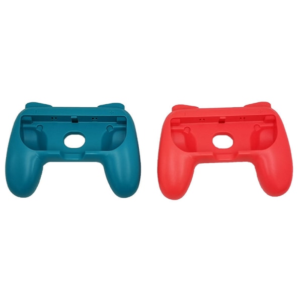 For Nintendo Switch venstre og høyre håndtak forlenget grep NS Joncon OLED spillhåndtak Red and blue pair