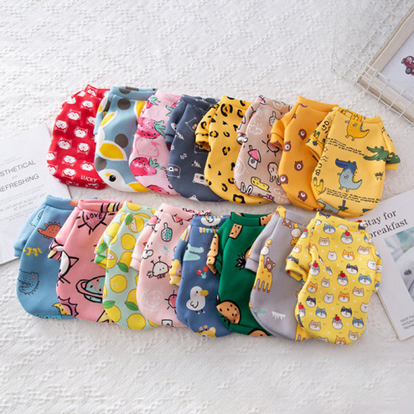 Lemmikkien vaatteet Sarjakuva Fleece Villapaita Koiran vaatteet Mukavat samettia blue big rabbit m