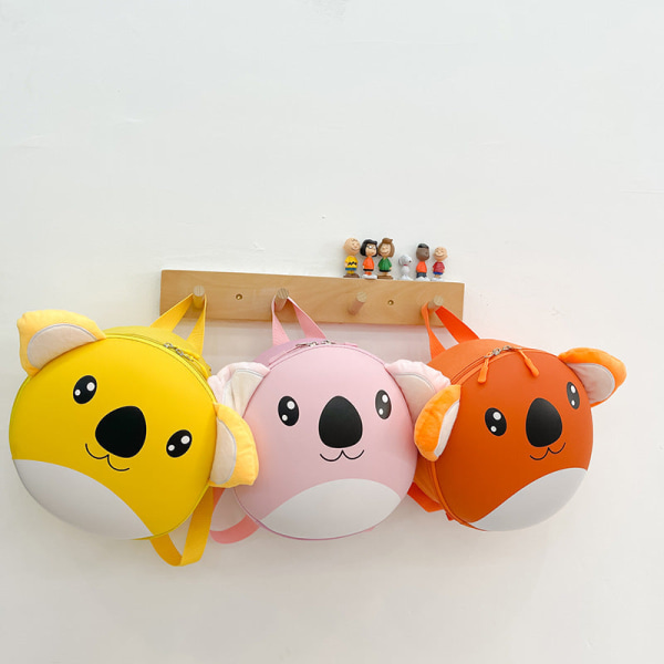 Lasten Toddler koululaukku Sarjakuva Koala Karhu 3-5-vuotias Eva Munankuori Vapaa-aika Orange