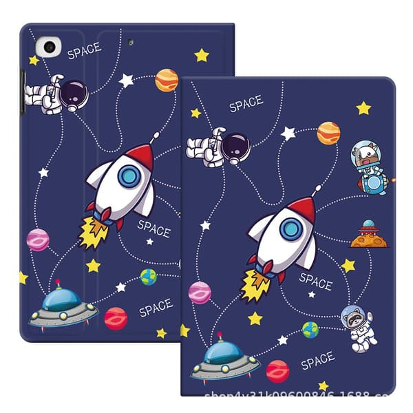 Stilfuldt etui til iPad 2024 version Pro 11\" space sleep læder
