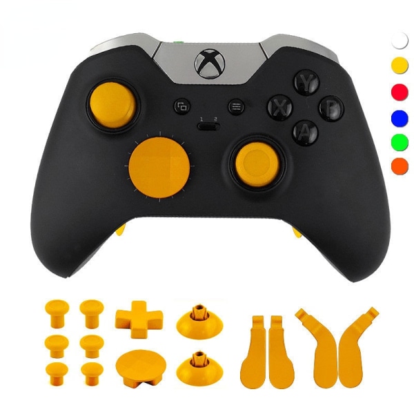 Til Xbox One Elite Version 1 Generation håndtag metalknap Xbox One Elite håndtag knap reparation Yellow