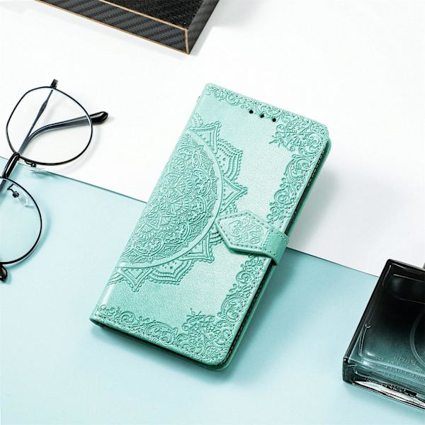 Etui til Samsung A03 Core grøn Source flip læder