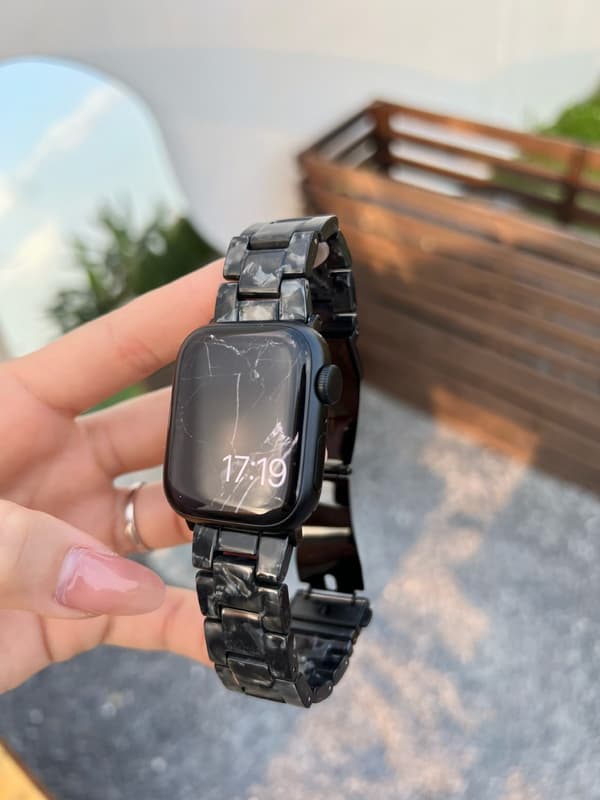 Urrem til Apple Watch iWatch Self-test: 20mm marmor sort