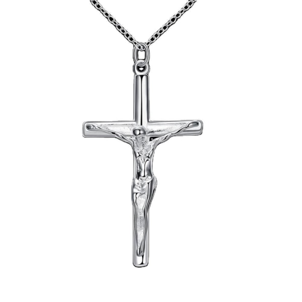 Elegantti naisten kaulakoru Jeesus Cross God Pendant Pariskunnalle