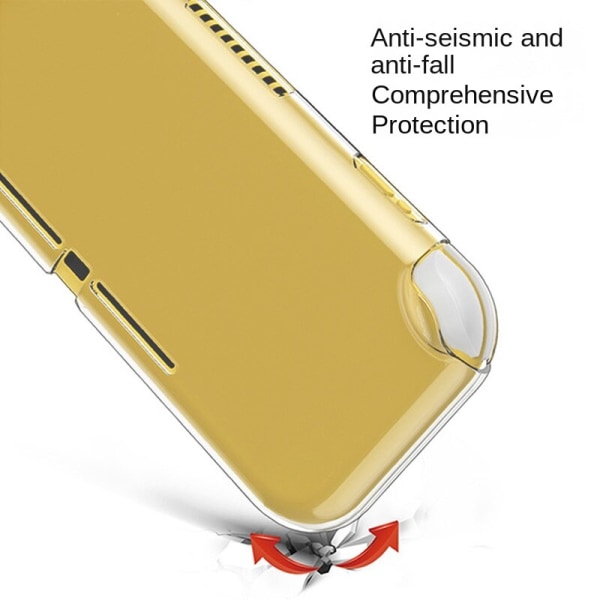 Til Switch Lite Host Beskyttelsescover Soft Shell TPU Gennemsigtig Nintendo Nintendo Surrounding DSS-50 Yellow