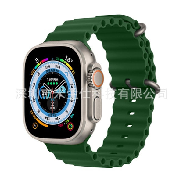 Klockarmband för Apple Watch iWatch 38/40/41/42mm-S10 fjäderspänne 8 klöver
