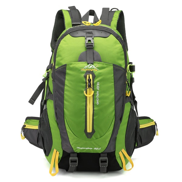 Menn Ryggsekk Skulderveske Outdoor Sports Ryggsekk 40L Tursekk Green