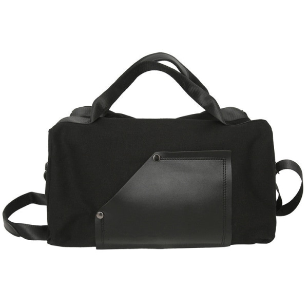 Udendørs rejsetaske Fashion Trendy pendlerbagagetaske kan være enkelt skulder og dobbelt skulder Black