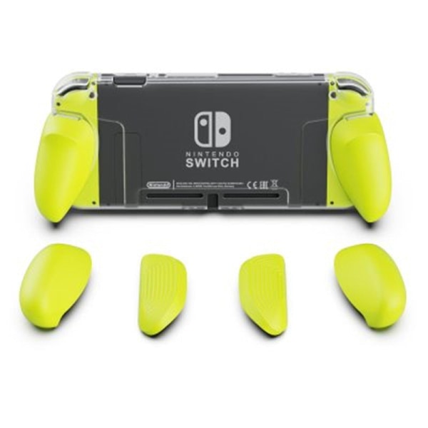 For Grip Case Crystal for Switch Crystal NS Grip Protective Case Game Accessories Yellow