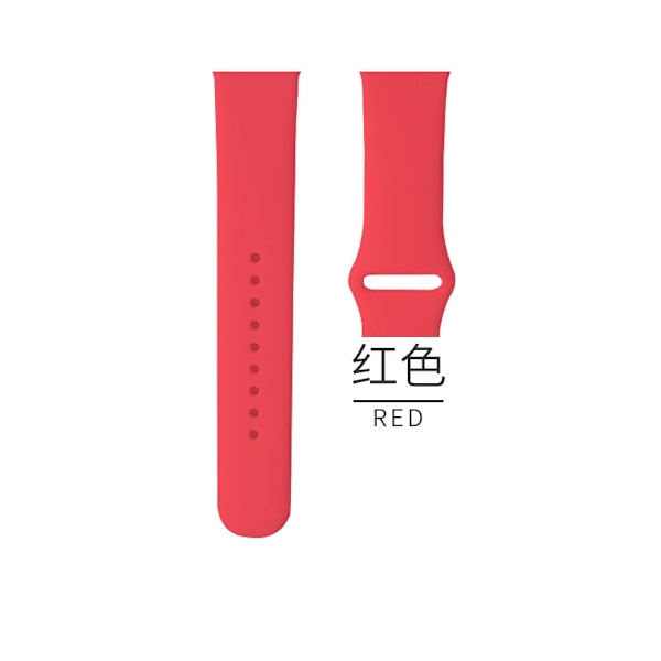 Klokkebånd for Apple Watch iWatch Gjeldende: 1-9 generasjon/SE 42/44/45/49mm/S10:46 Standard 6 rød
