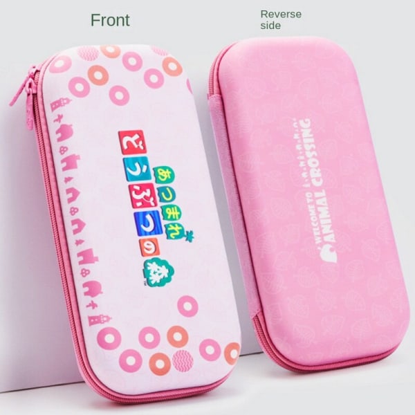 Nintendo NS Switch Animal Crossing Storage Bag Switch Lite Host Protection Hardshell -laukkulle Pink