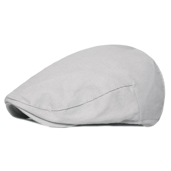 Beret Hat Enkel Casquette Kunstnerisk Ungdom Beret Herre- og Damehatter Advance Hats Herrelue Gray Average Size (58cm)