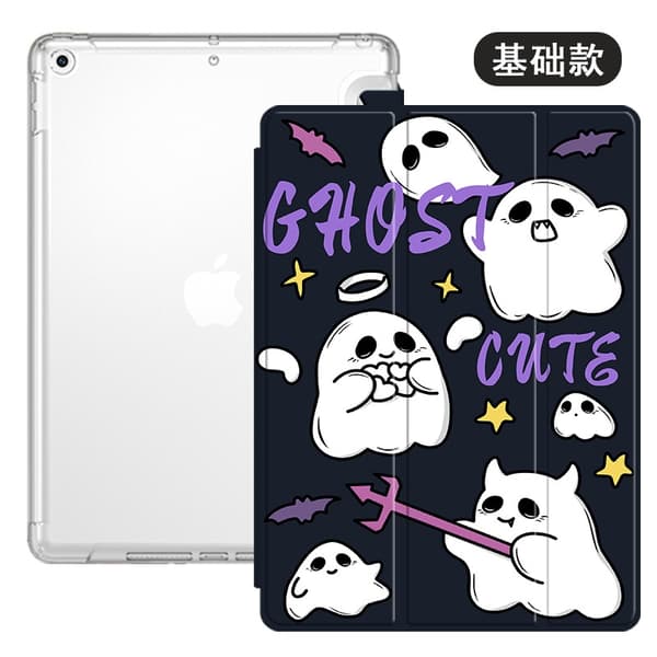 Stilfuldt etui til iPad 10 30 floating ghost