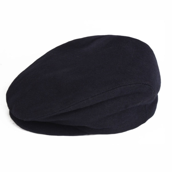 Barettihattu 2022 Talvi paksunnettu villainen lämmin casual cap Dark Blue Medium 57-58cm