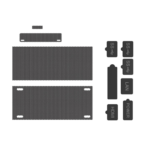 Xboxseriess Game Host Dustproof Net Set XSS Host Dust Plug Series Pölynkestävä set