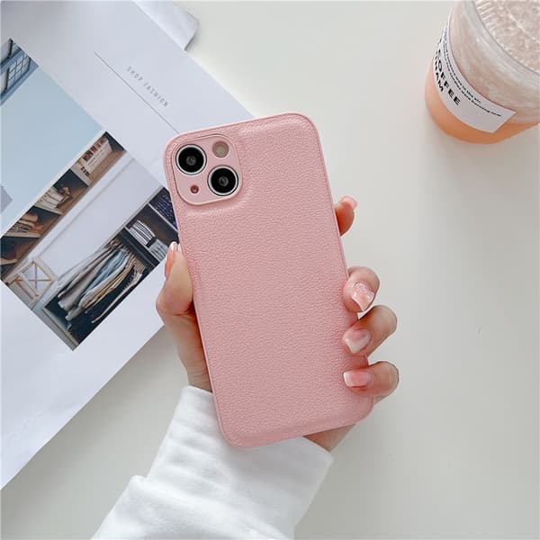Etui til iPhone 17 Pro Sakura Pink Tekstureret Simpel