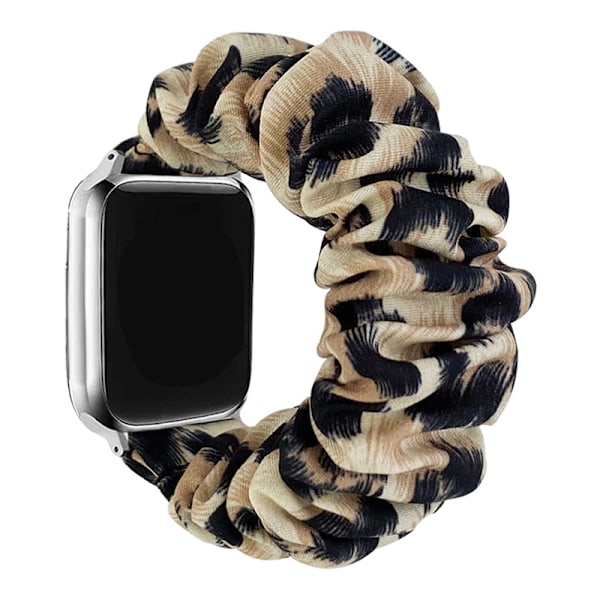 Kellon ranneke Apple Watch iWatch 38/40/41mm vaalealle leopardikuosille