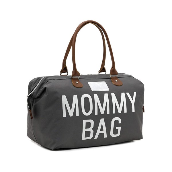 Pusletasker Mommy Bag Multi-funktionel stor kapacitet Fashion Travel Håndtaske Black With urine pad