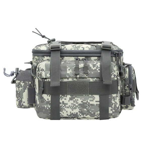 Mænd kvinder Fanny Pack taljetaske One-Soulder Crossbody Multifunktionel Vandtæt fiskestang Fiskeskulder og CP camouflage Special size