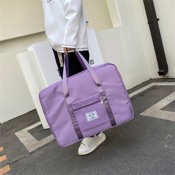Ryggsekk Kortdistanseoppbevaring Håndbagasje for menn Fitness Large-Capacity Hospital skulderveske Purple