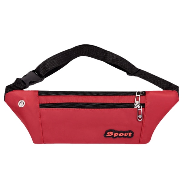 Fanny Pack Løpebelte Midjeveske Organizer Trening Personlig Vanntett Fitness Black Below 20L