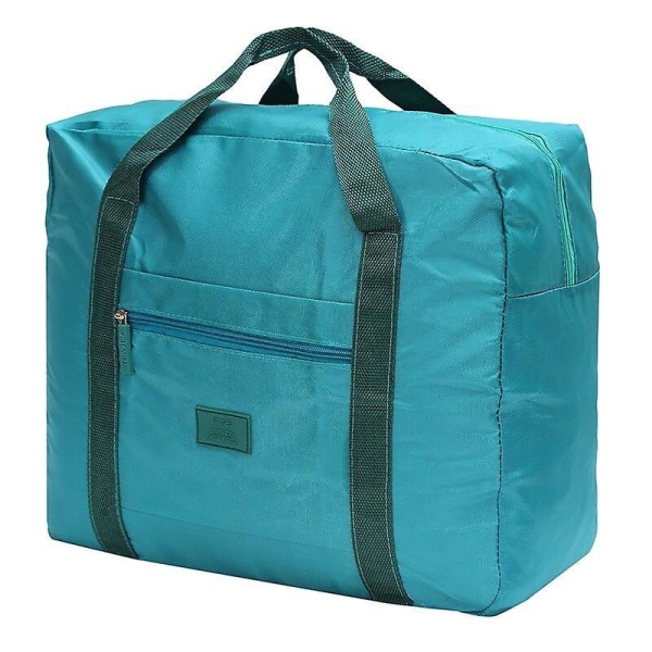 mörkgrön Bärbar multifunktionsväska Vikbara resväskor Nylon