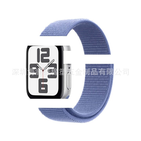 Kellon ranneke Apple Watch iWatch 38/40/41/series10-42 vaaleansininen violetti