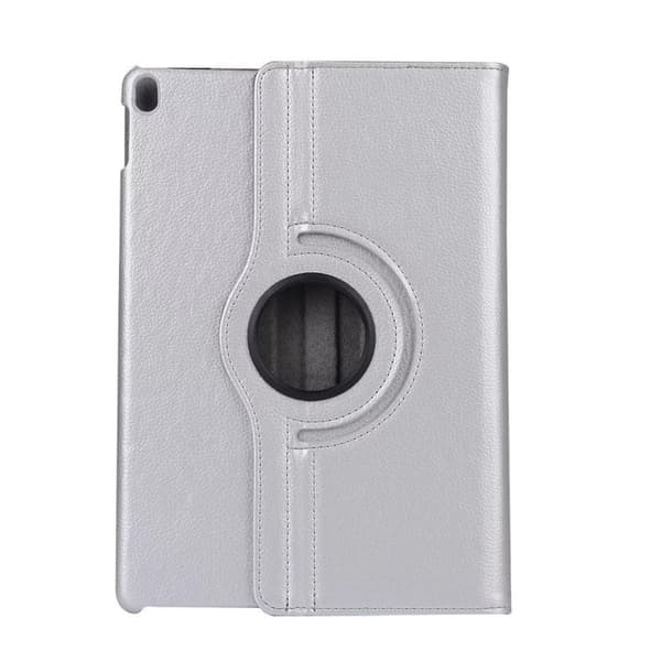 Stilig etui for iPad 234 sølv lychee tekstur roterende lær Silver