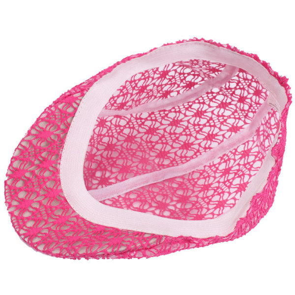 Baskermössa Spets Basker Dammössa med cap sommar Resehatt Andas Solskyddad Advance Hattar Kvinnlig Mesh Cap Pink Average Size (58cm)