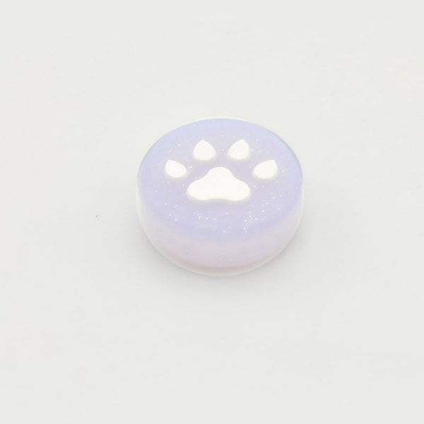 For Nintendo Switch Lemon Fruit Joystick Cap Beskyttelsesveske OLED Lite Luminous Cat's Paw Button Cap Glitter cat's paw purple