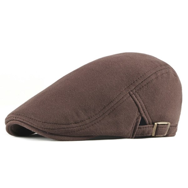 Baskerhat 2022 Forår Efterår Light Board Strikket Casual modehat Elastic band dark gray 55-60cm