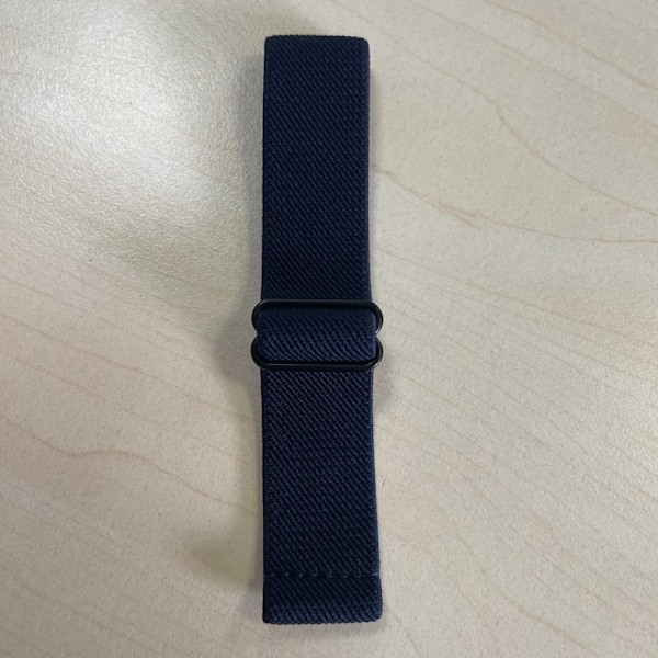 Urrem til Apple Watch iWatch 25 mm bredde nr. 4 mørkeblå