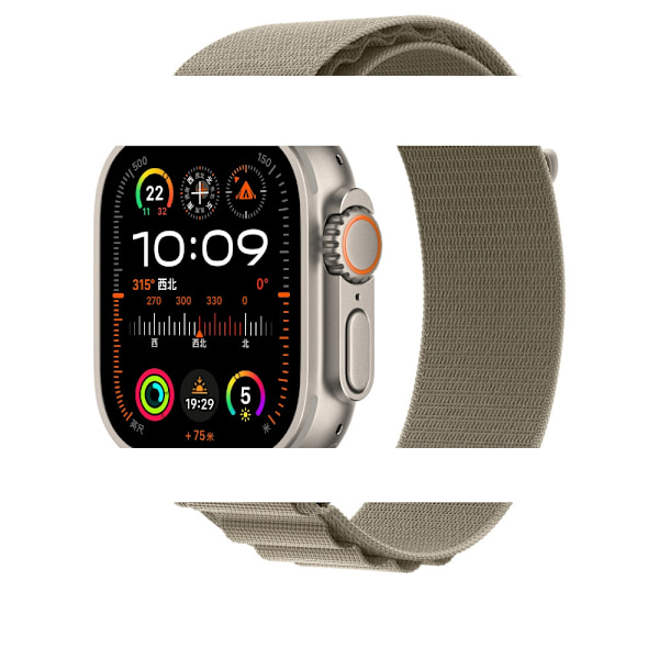 Klockarmband för Apple Watch iWatch 38/40/41/series10-42 Hardware oliv