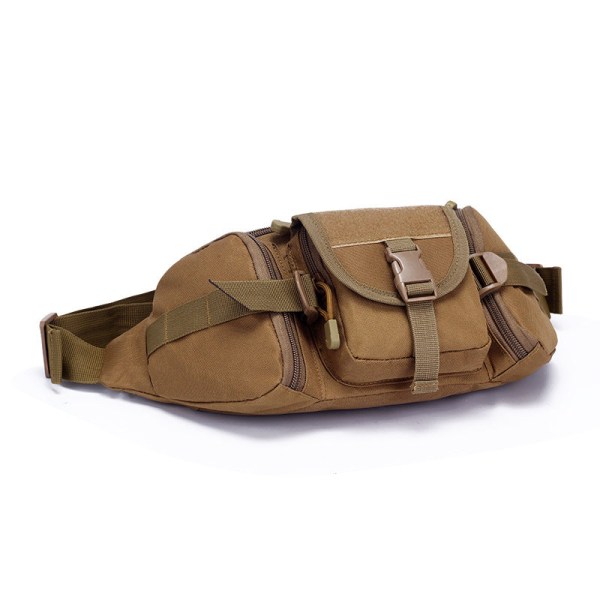 Mænd kvinder Fanny Pack taljetaske Multifunktionel multifunktionel ensfarvet camouflage udendørs vandtæt kyllingebrystskulder Army Green Average size