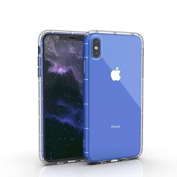 Skal för iPhone 17pro max transparent förpackning, fallskydd