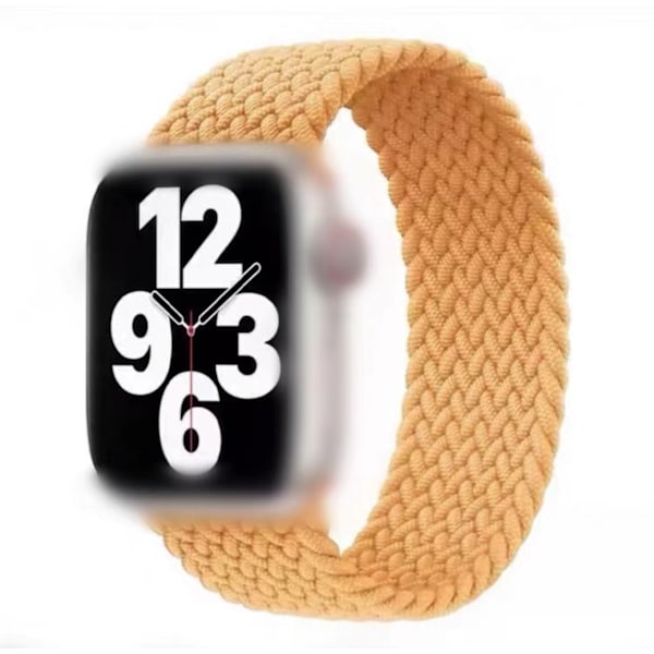 Urrem til Apple Watch iWatch 38/40/41mm L størrelse elastisk enkelt loop beige