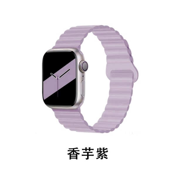 Klockarmband för Apple Watch iWatch 38-41 S10/42mm Taro Lila