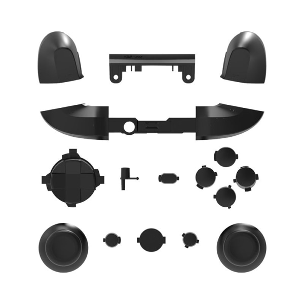 Til Xbox Series X/S Håndtag beskyttende skal Xbox Series X trådløst gamepad-cover udskiftning Hemp Face button-Black