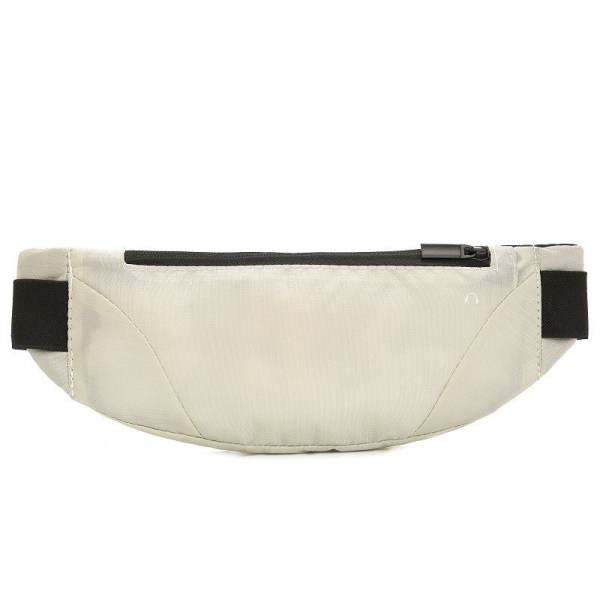 Fanny Pack Løpebelte Midjeveske Organizer Sport Stor kapasitet usynlig Black 38*12*1