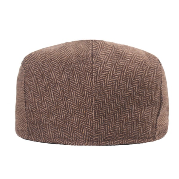 Barettihattu kalanruotopäällinen cap Miesten Advance-hatut Brown Average Size (58cm)