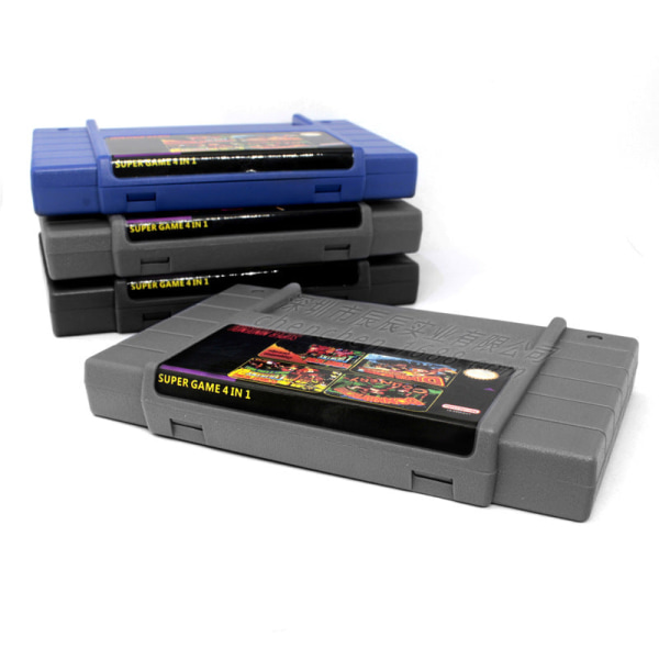 SNES US -versio Donkey Kong -peli SFC King Kong 2 Super 4-in-1 -pelikortti Blue