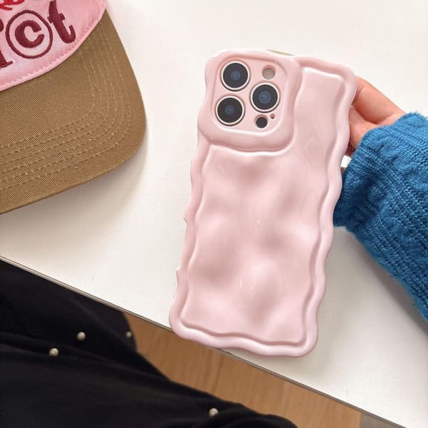 Etui til iPhone 17 xym wave meteorit lyserød