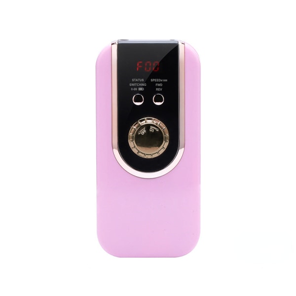 30000 roterende hastighet penn neglepoleringsmaskin elektrisk mini oppladbar neglelakkfjerner Pink Gold