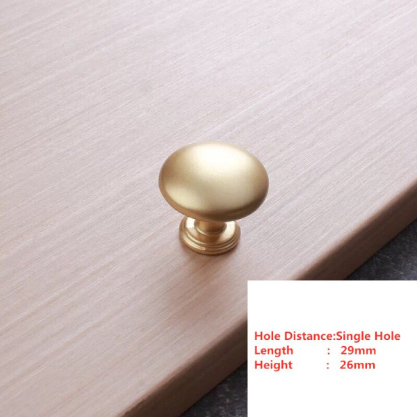 Pearl Golden Simplicity Hardware Messinkikahvat Laatikoiden kaappihuonekalut Keittiön kahvat B9-Single hole