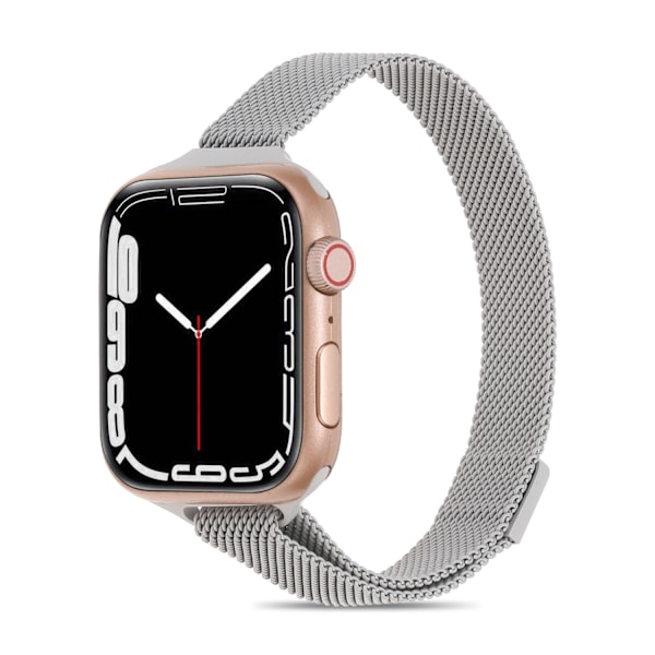 Klockarmband för Apple Watch iWatch 38/40/41/ 10:e generationen 42mm kallgrå